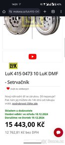 Dvouhmotový setrvačník LUK nový alfa romeo159 2.0jtdm - 3