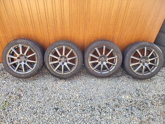 Prodám zimní sadu pneu 215/50R17 Fulda ET47 - Dot 2622 - 3