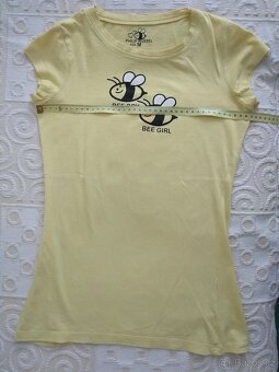 Bavlněné triko ve světle žluté barvě vel. S - 3