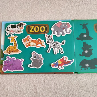 Quiet book - zvířátka - 3