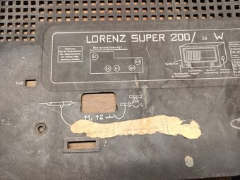 staré radio lorenz - 3