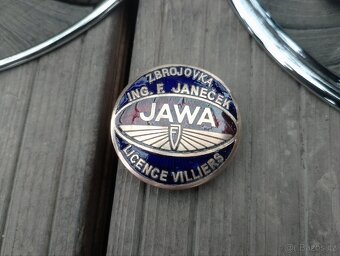 Jawa Speciál kryty zapalování, setrvačníku, smaltované znaky - 3