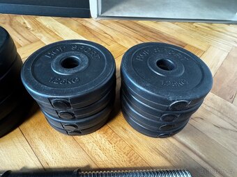 Nakládací činkový set HS 2x10 kg - 3