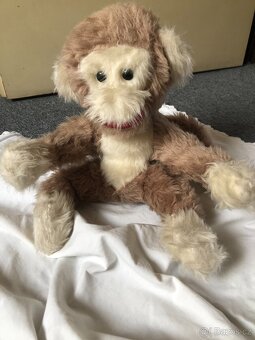 Retro plyšová opice, velká, Hamiro - 3