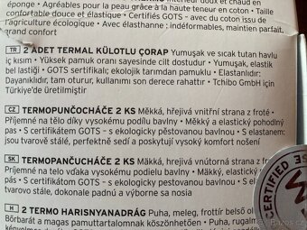 3x Termopunčocháče Tchibo vel. 146/152 - 3