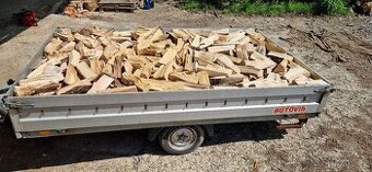 Štípané palivové dřevo,Krbové dříví,Suché, Balené, Pytlované - 3