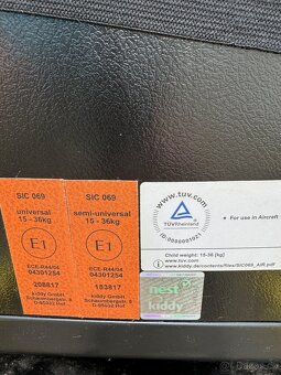 Rostoucí autosedačka Kiddy Smartfix s ISOFIXem - 3