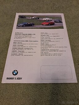 Prospekt BMW - Přehled modelů 1996 - 3