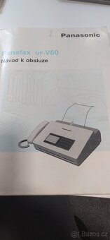 Prodám FAX Panasonic UF-V60 s návodem - 3