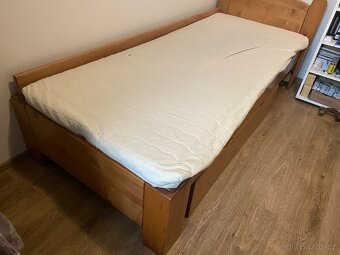 Postel z masivního dřeva 90c200 cm - 3