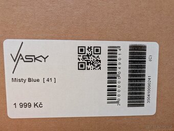 Nové kož. balerýny 41 Vasky misty blue, nevhodný dar;PC 1999 - 3