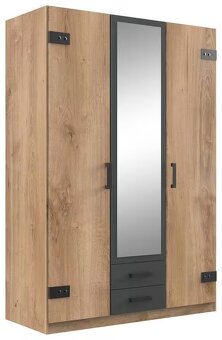 Skříň STYLIFE ATNI 135x199x58 cm – NOVÁ - 3