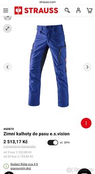 Kalhoty engelbert strauss 2ks - 3