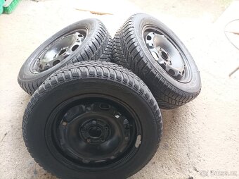 Zimní kola 5x100 185/60 R14 škoda sada kol - 3
