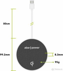 Bezdrátová nabíječka AlzaPower WC120 Wireless Fast Charge - 3