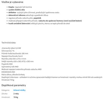 Krbová vložka - 3