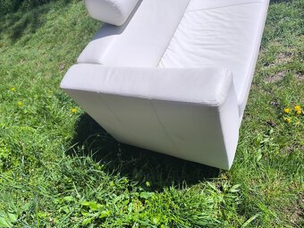 Sedací souprava do L kůže .Jako nová - 3