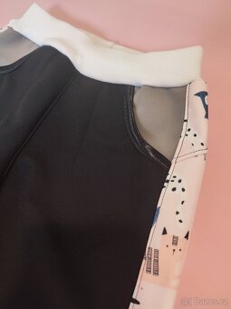 Dětské softshellové kalhoty kočičky vel.98 - 3