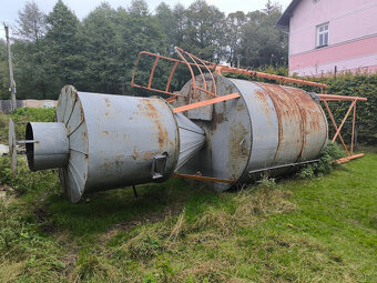 Silo, centrální odsávání pilin , odsávání prachu, ventilátor - 3