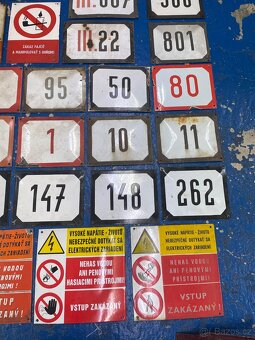 Predam stare smaltovane tabulky cedule cisla domov CSSR - 3