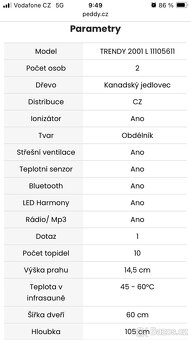 Infrasauna Marimex Trendy 2001L - 3