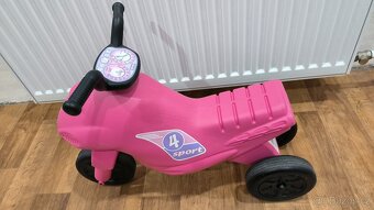 Odrážedlo - dětská motorka růžová - 3