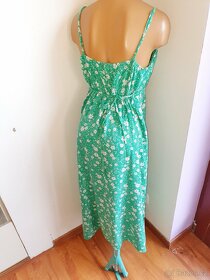 Letní bílozelené šaty zn New look vel 44/46 - 3