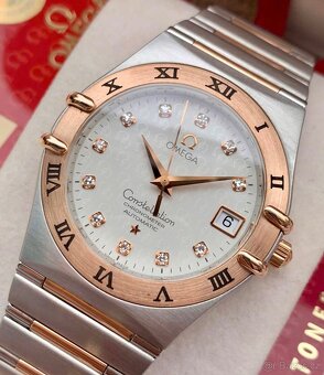 Hodinky Omega constellation zlate/ocel - 3