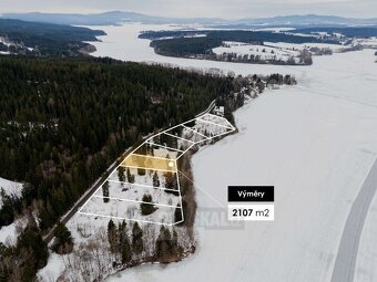 Stavební pozemek Frýdava, Lipno – 2 107 m² - 3
