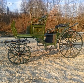 Bryčka, kočár, vůz za pony - 3