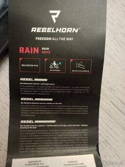 Nepromokavá bunda a kalhoty na moto - nové - 3