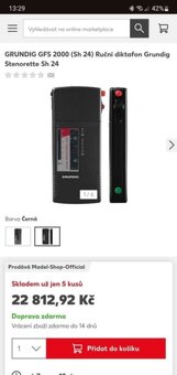 Diktafon Grundig DH 2070 sh24 - 3