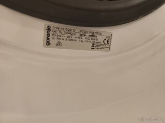Pračka s předním plněním Gorenje - 3