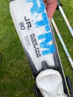 Dětské lyže Volkl, velice dobrý stav, délka 90 cm - 3