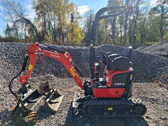 Půjčovna-pronájem minibagru Kubota U10-5, Kubota K008-3 - 3