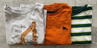 Chlapec - trička s dl.rukávem set a mikina, vel.98 - 3