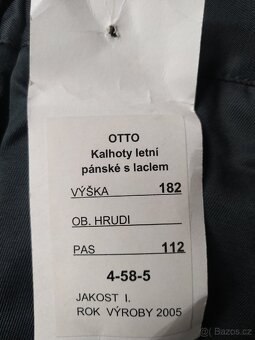 Kalhoty pracovní s laclem - 3