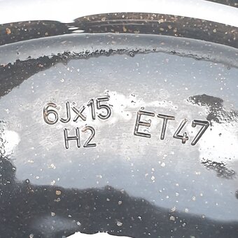 Disky na Škoda, VW, Seat 6Jx15 ET47 č. AF38 - 3