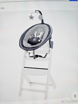 Dětská jídelní židlička s lehátkem - 3