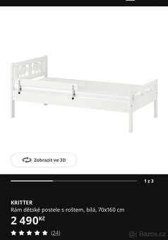 Ikea dětský pokoj stuva, kritter - 3