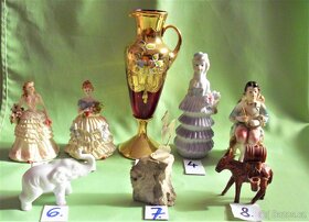 Karafa z Benátek a sošky. - 3