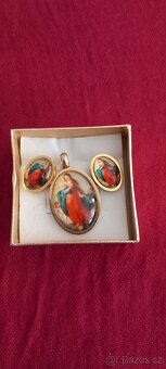 sada naušnic a přívěšek - 3