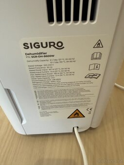 Vysoušeč Siguro DH-B600W Loggerhead 10L - 3