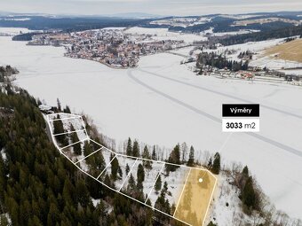 Stavební pozemek Frýdava, Lipno – 3 033 m² - 3