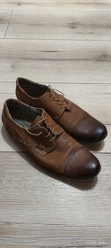 Pánské kožené polobotky Lasocki vel. 45 - 3