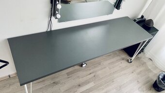 Prodám stůl IKEA deska LAGKAPTEN + 5x KRILLE s kolečkem - 3