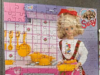Puzzle retro Barbie BONAPARTE-160 dílků -KOMPLETNÍ - 3