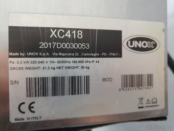 Pekařská pec Unox 6x GN s digestoří - 3