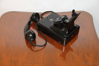 Bakelitový telefon Tesla 5FP15002, r.v. cca 1952 - 3