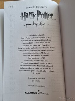 Harry Potter knihy - 3
